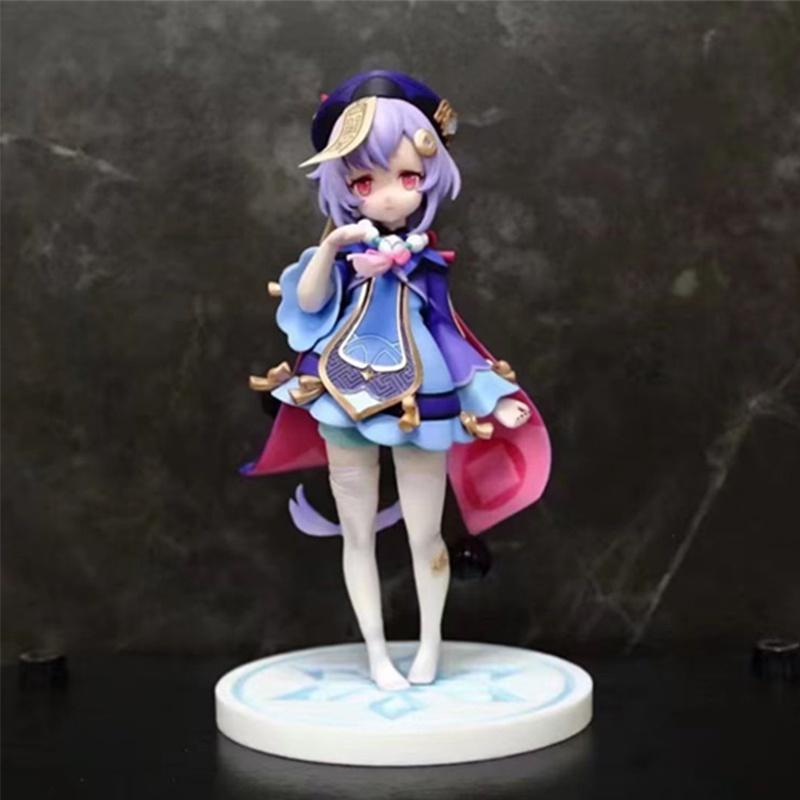 Impact Qiqi Genshin Standing Figure Collectible Model Ornament Kids Gift Xmas