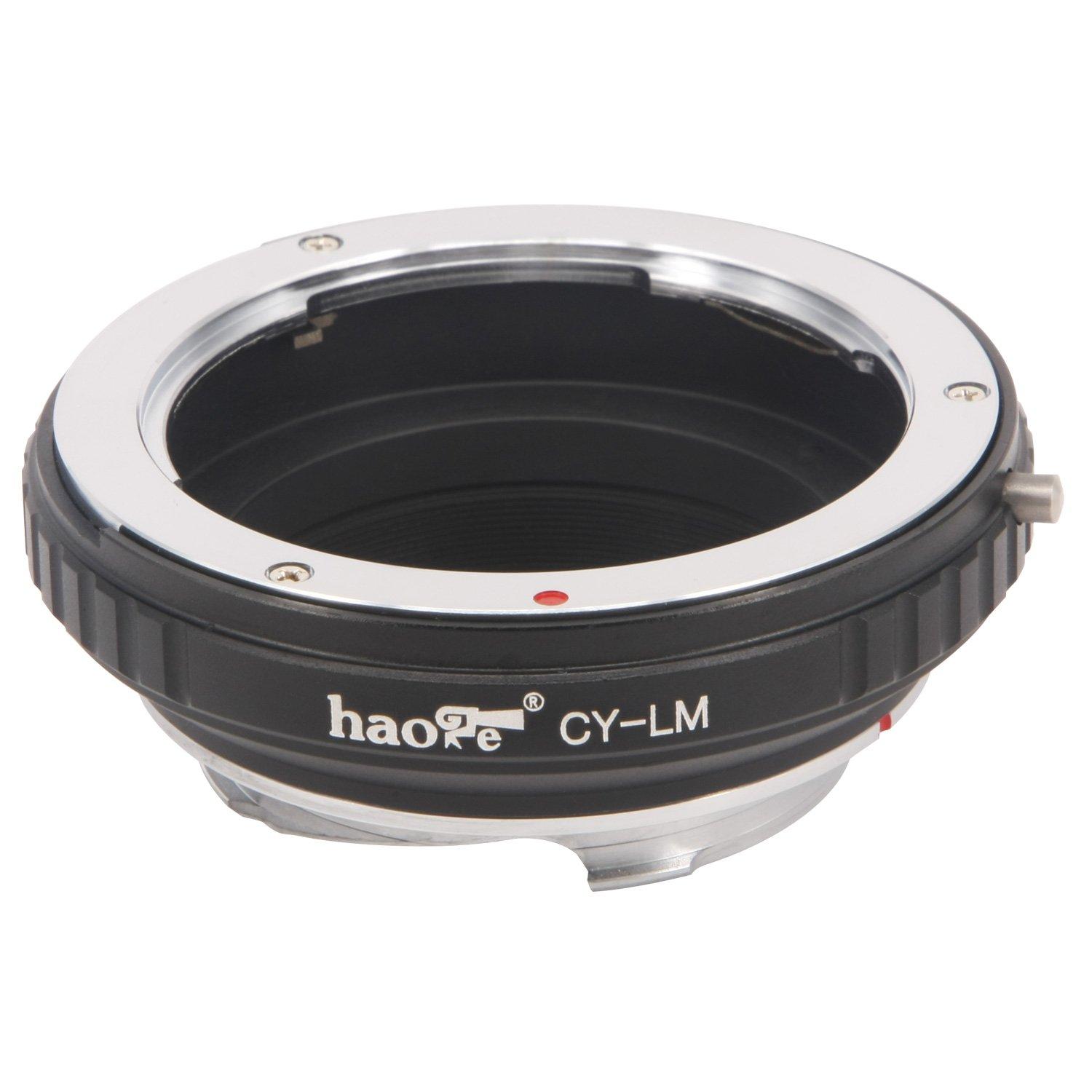 

Haoge Lens Mount Adapter for CY Lens to Leica M LM Mount M Contax/Yashica C/Y Cameras, M240, M240P, 262, M3, M2, M1, M4, M5, M6, MP, M7, M8, M9, M9-P,