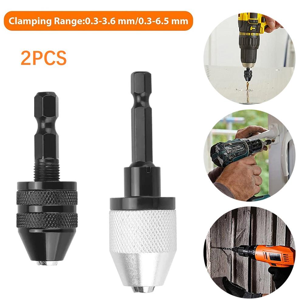 Drill Chuck Bit Multi Functional Drill Chuck Set Converts Cordless Screwdriver Into a Drill or Grinder for All Jobs