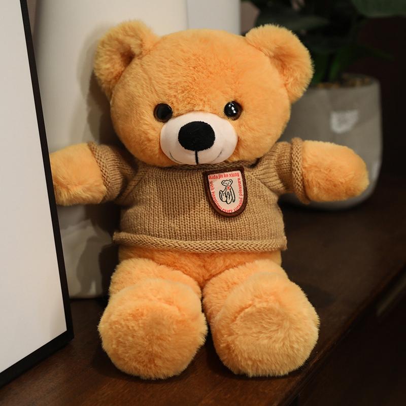 Bowtie Teddy Bear Plush Toys Boys Girls Lovely Cartoon Soft Stuffed Animals Dolls Sleeping Pillow Home Decoration Plush Toys