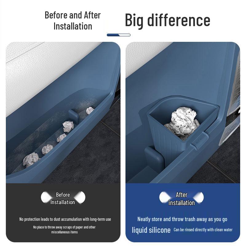 Zeekr 009 Car Interior Trash Can & Umbrella Holder for Door Storage