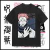Jujutsu Kaisen Cosplay Anime Manga Sports T-shirt Shirt Costumes Cotton Cotton