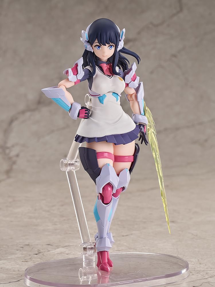 Hyper Body "Gridman Universe" Movie: Takarada Rikka Grid Tector Ver. Non-scale Plastic Painted Movable Figure