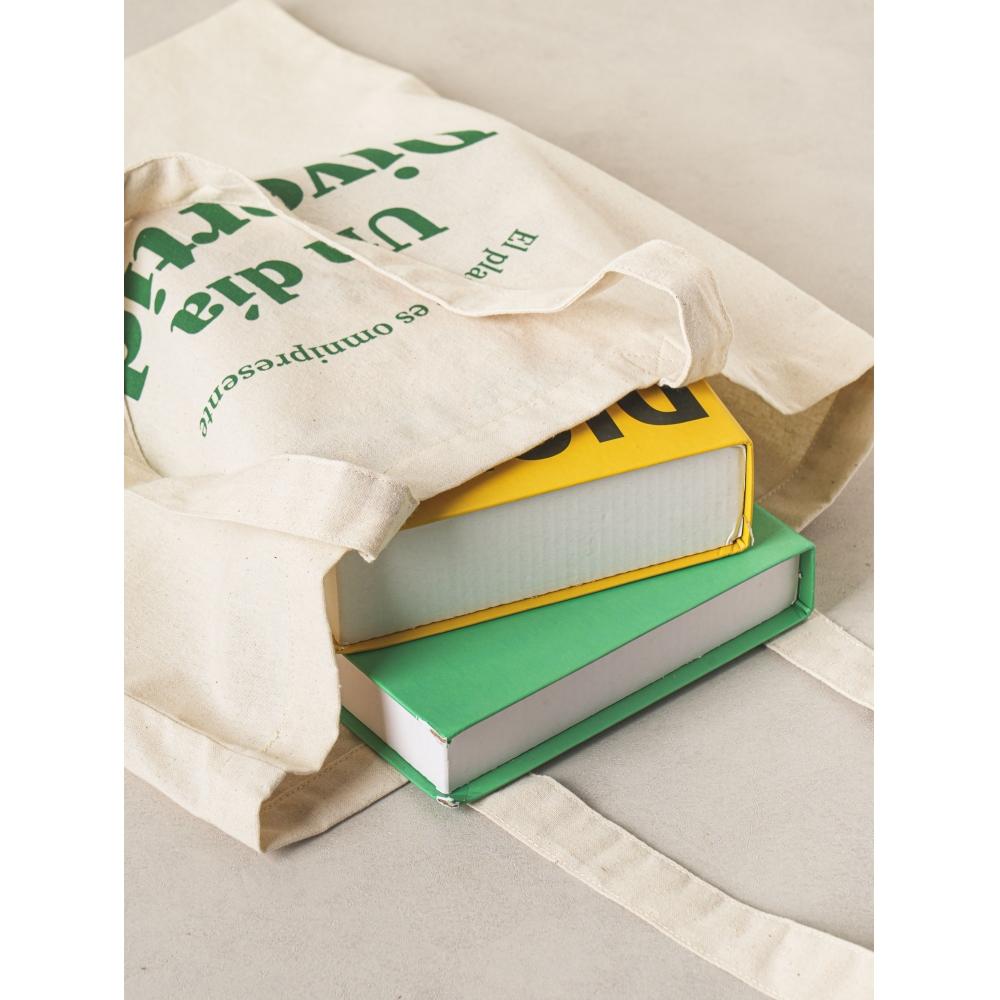 Daiso Basic Printing Eco Bag Green