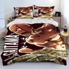 Anime One-Punch Man Saitama Beding Set Printed Bed Linen Set With Pilowcase Bed Soft Duvet Cover Soft Single Double Quen Super King-Sized Dimensionsd
