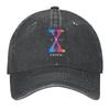 2026 Colourful X Files Logo Baseball Cap Hip Hop Bobble Hat Rugby Sunscreen Men's Baseball Women's