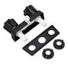 RV Shower Faucet Valve Diverter Shower Mixing Valve Control with 2 Knobs Wheel For RV Motor Home Black