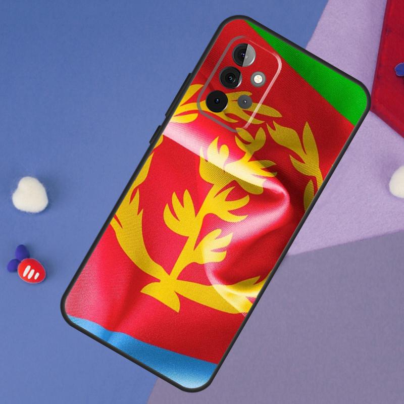 Eritrea Flag Case For Samsung Galaxy A14 A56 A36 A26 A16 A06 A54 A34 A12 A32 A52 A13 A33 A53 A15 A35 A55