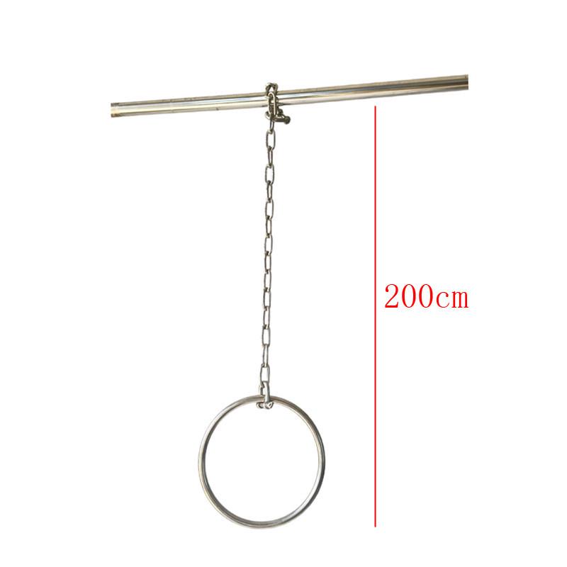 304 Stainless Steel Solid Welded Ring Swing Chain for Indoor/Outdoor Playgrounds - Suitable for Adults and Children