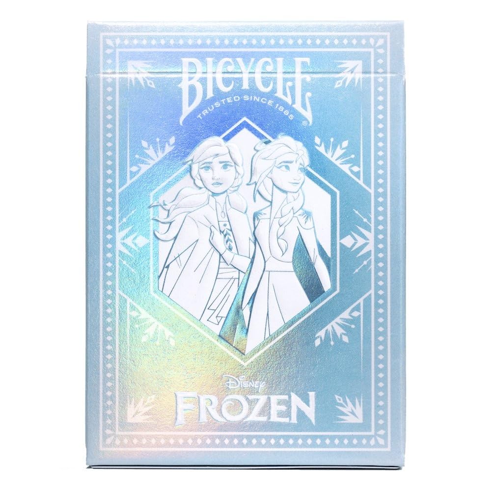 Tenyo Disney Bicycle Playing Frozen Bicycle Poker Size x Ages 6 and Up Cards, (6.3cm 8.8cm),