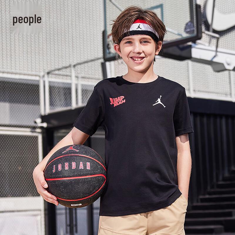 Jordan Nike AJ Boys  Cotton Short Sleeve T-Shirt 7