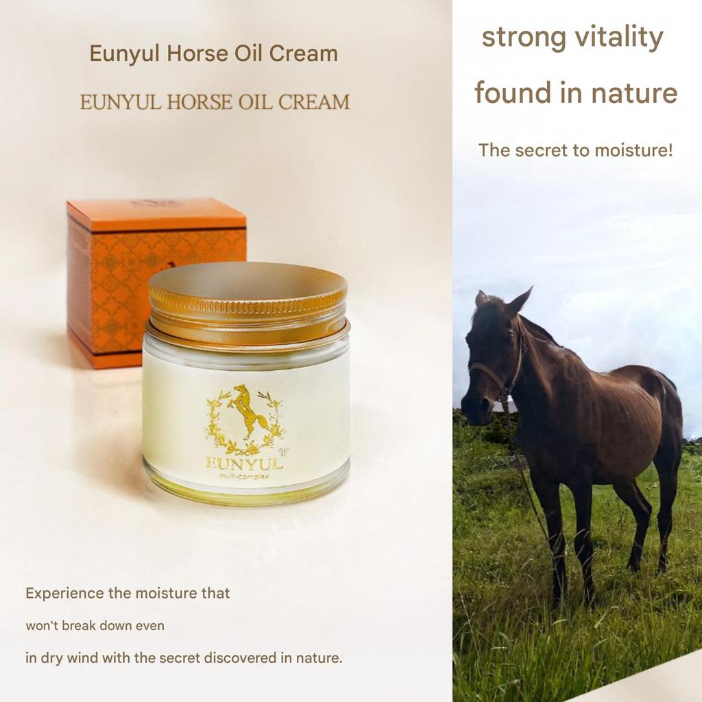 Eunyul Horse Oil Cream 70g & Eye Cream 30g Deep Moisture Skin Care Set K_Beauty
