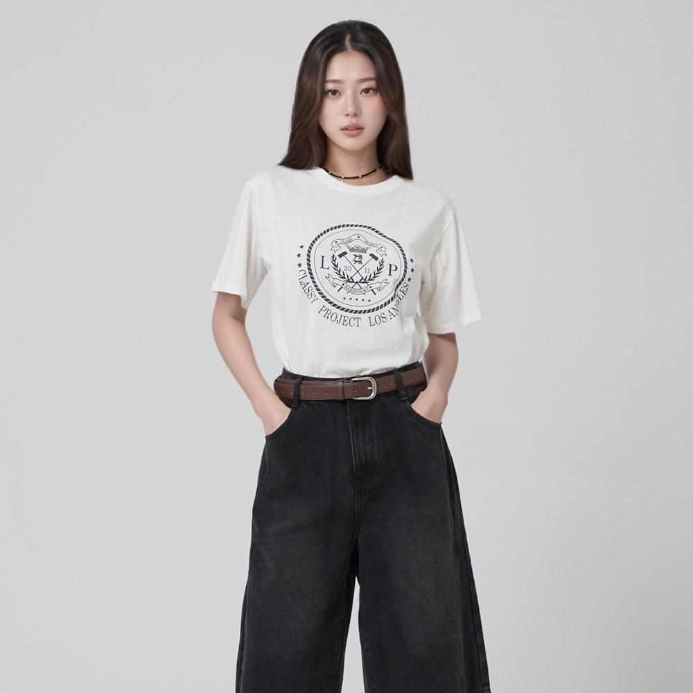 LAP Symbol Logo Print Short-Sleeve T-Shirt Ar3Ct861