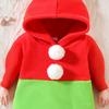 Baby Christmas Party Patchwork Romper Costume