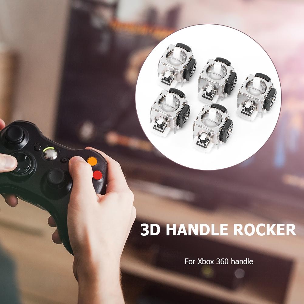 5pcs 3D Analog Joystick Rocker Gamepad 3D Analog Joystick Module for Xbox 360 Gaming Controller Repair Parts Accessories