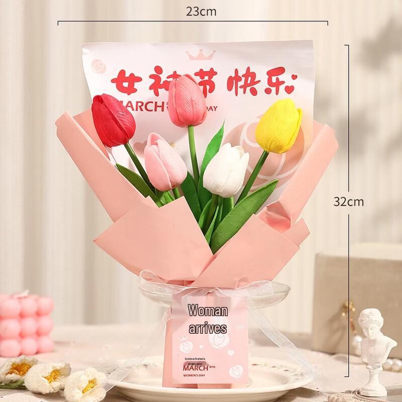 Ручной Искусственный Тюльпановый Букет Jianixiong