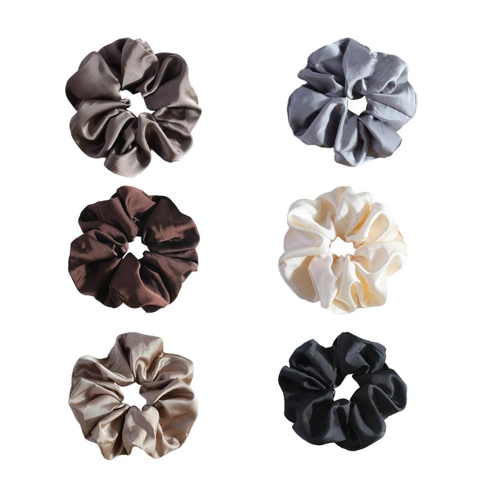 Neues französisches großes Haargummi Hohe Elastizität Haarbund für Damen High-End Scrunchie Ins