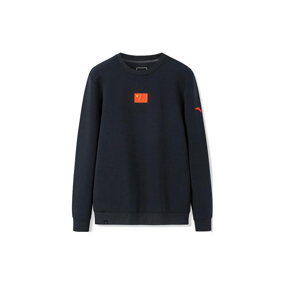 ANTA Sweatshirts Men's Black Crew Neck Moderate Other 152250708-2