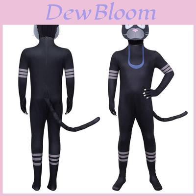 99 Nights In The Forest Black Cat Cosplay Suit For Kids And Adults With Polyester Fabric Halloween Costume