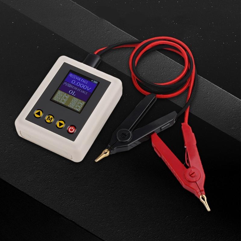 Upgrades Digital Ohm Meter with Kelvin Clip Adjustable Voltages Measurement High Accuracy Voltages & Resistance Tester