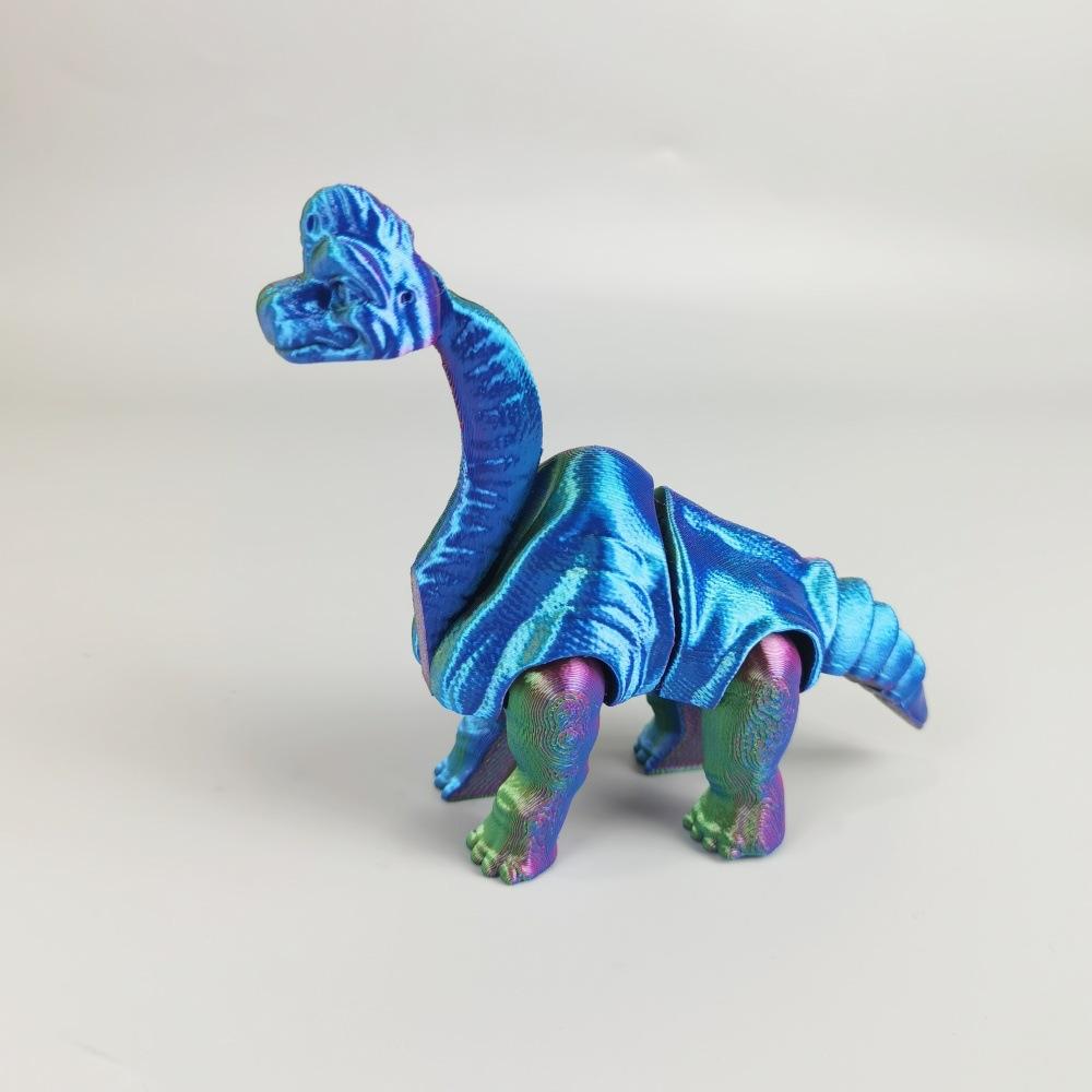 3D Printing Jurassic Tyrannosaurus Rex Triceratops Velociraptor Toy Simulation Dinosaur Animal Figure Joint Movable Boy Gift