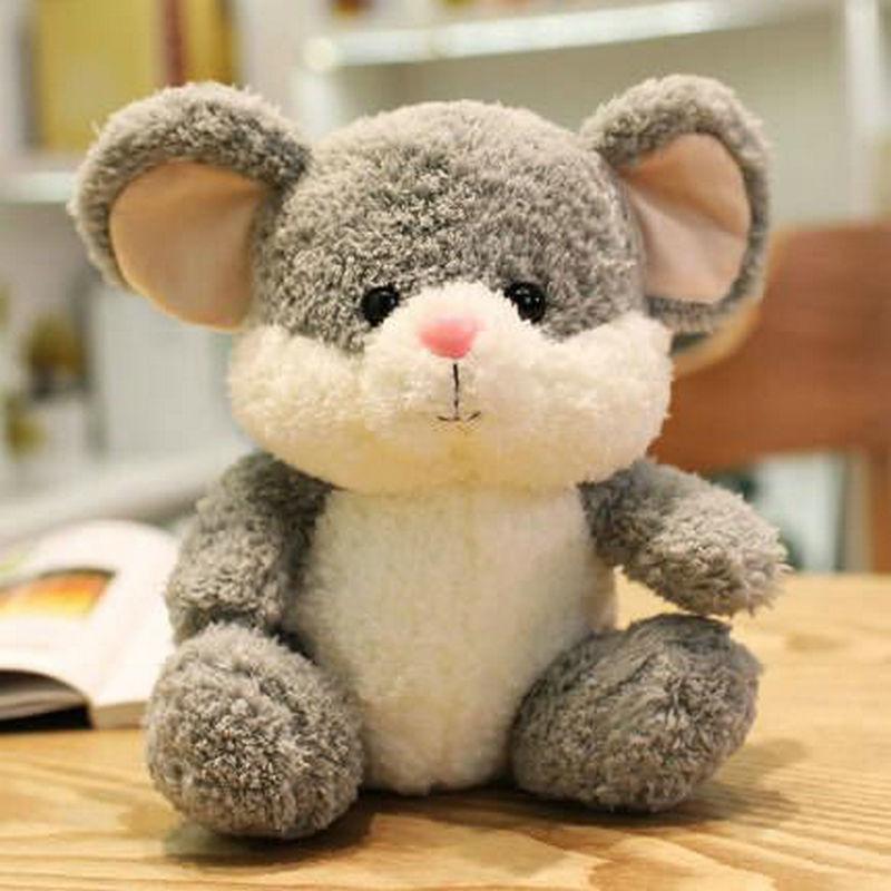 22/33cm Cute Panda Plush Toy Soft Animal Pig Penguin Mouse Dog Pendant Doll Stuffed For Boys Birthday Gifts