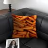 1PC Fresh Food Anime Health Cushion Cover Natural Linen Organic Fabric DoubleSided Printing Sofa Home Decor Gift Pillow Case