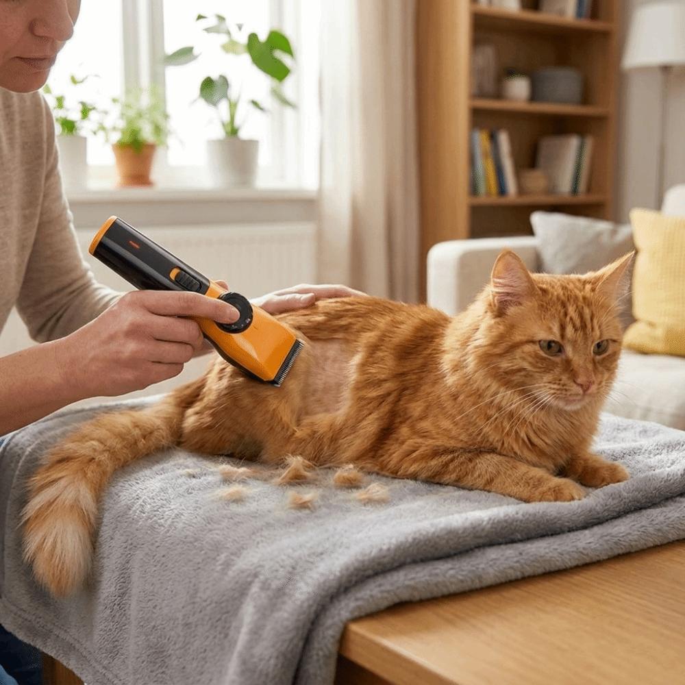 Cordless Pet Hair Trimmer Waterproof Pet Electric Trimmer Pet Beauty Shaver Pet Salon