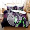 Cool Shinmai Maou No Testament 3PCS Bedding Set, Duvet Cover + 2 Pillowcases, Fantasy Anime Print Soft Microfiber for Fans Bedro