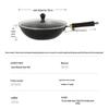 Chu Da Huang 32cm Wrought Iron Flat-Bottom Wok