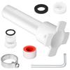 Tub Spout Adapter Kit 7 In 1 with Assembly Tool Compatible with Front Threaded Faucets 12 Copper Pipe 12 34 IPS