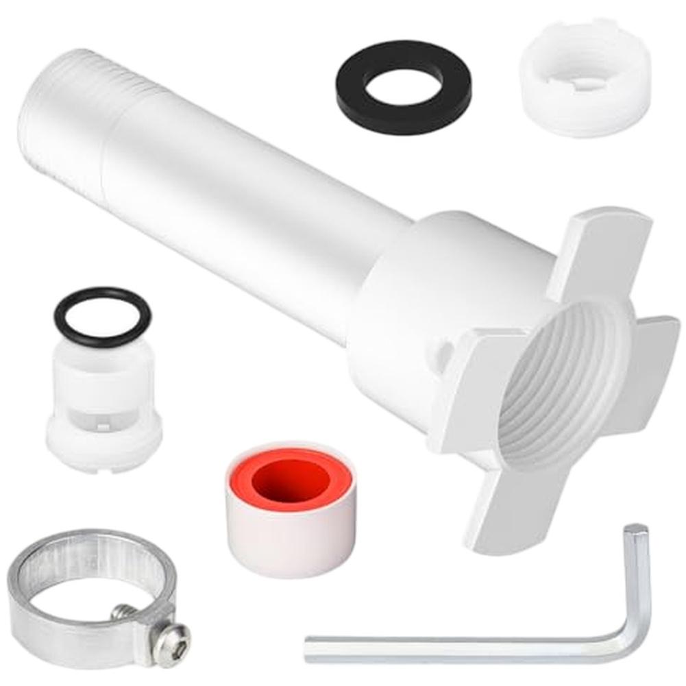 Tub Spout Adapter Kit 7 In 1 with Assembly Tool Compatible with Front Threaded Faucets 12 Copper Pipe 12 34 IPS