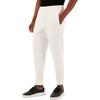 Emporio Armani Solid Color Slim Fit Elastic Waist Cuffed Casual Pants Men Bottoms Beige 8N1PT0-1JHSZ-0101