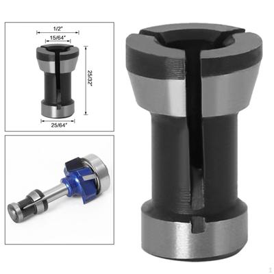 Bit Chuck Collet Milling Cutter Adapter, Split Bushing Collet, Carbon Steel Engraving Head
