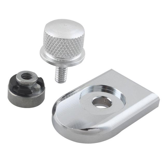 Rear Fender Seat Bolt Tab Screw Mount Knob Cover Nut Kit For Harley Sportster XL 883 1200 Dyna Softail Touring Hardware