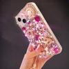 Glitter Strass Mobilskal För iPhone 17 16 15 14 13 12 11 Pro Max Air mini 16e 8 7 Plus X XS XR, Bling Kristall Krona Fjäril Pärla Blomma Design