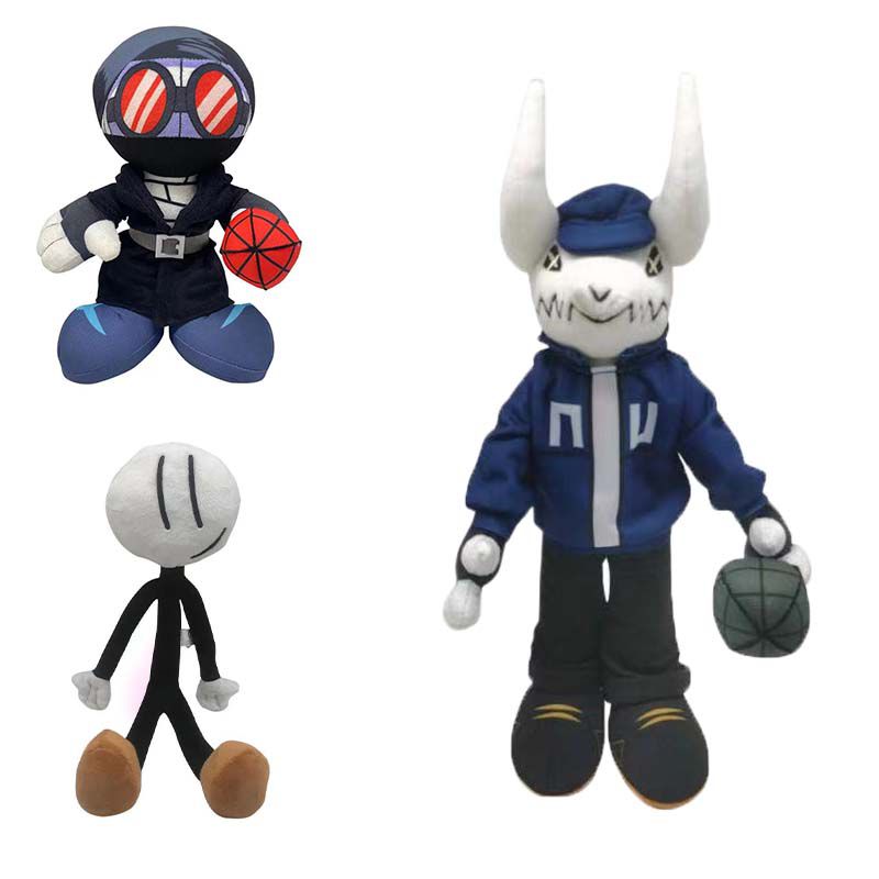 Funkin Night Friday Plüschtier Fnf Spooky Month Skid Pump Stoffpuppen Geschenk Kinder