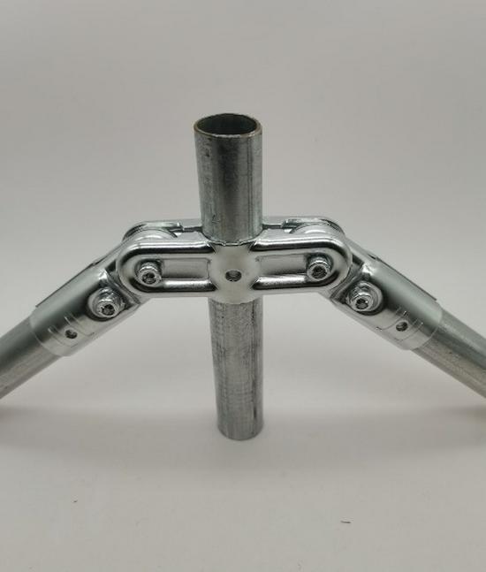 25mm Copper Pipe, Iron Pipe Fitting, Galvanized Steel Connector, Round Pipe Fixing, Two- or Three-Way Clip Accessories