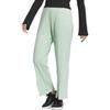 adidas Lounge WIDE LEG KNIT JOGGERS Casual Pants Women's Light Green JJ3605