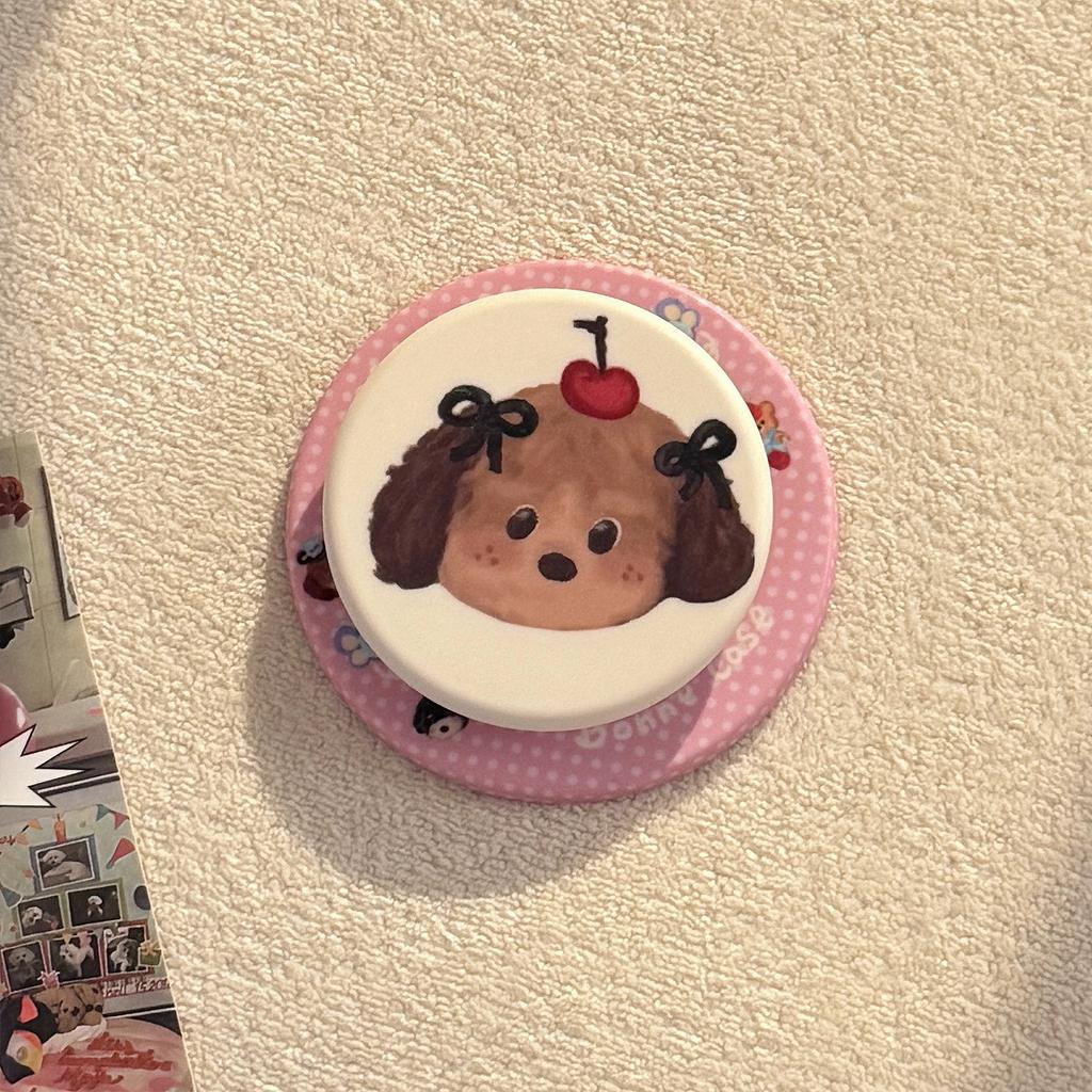 Magnetic Holder Mobile Phone Case for Apple for IPhone16 Film Color Puppy 15promax Hard 14 Creative 17