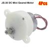 4Pcs 5-100RPM Micro Gear Motor Mini Electric Motor  for Display Stand Stage Light Turntable