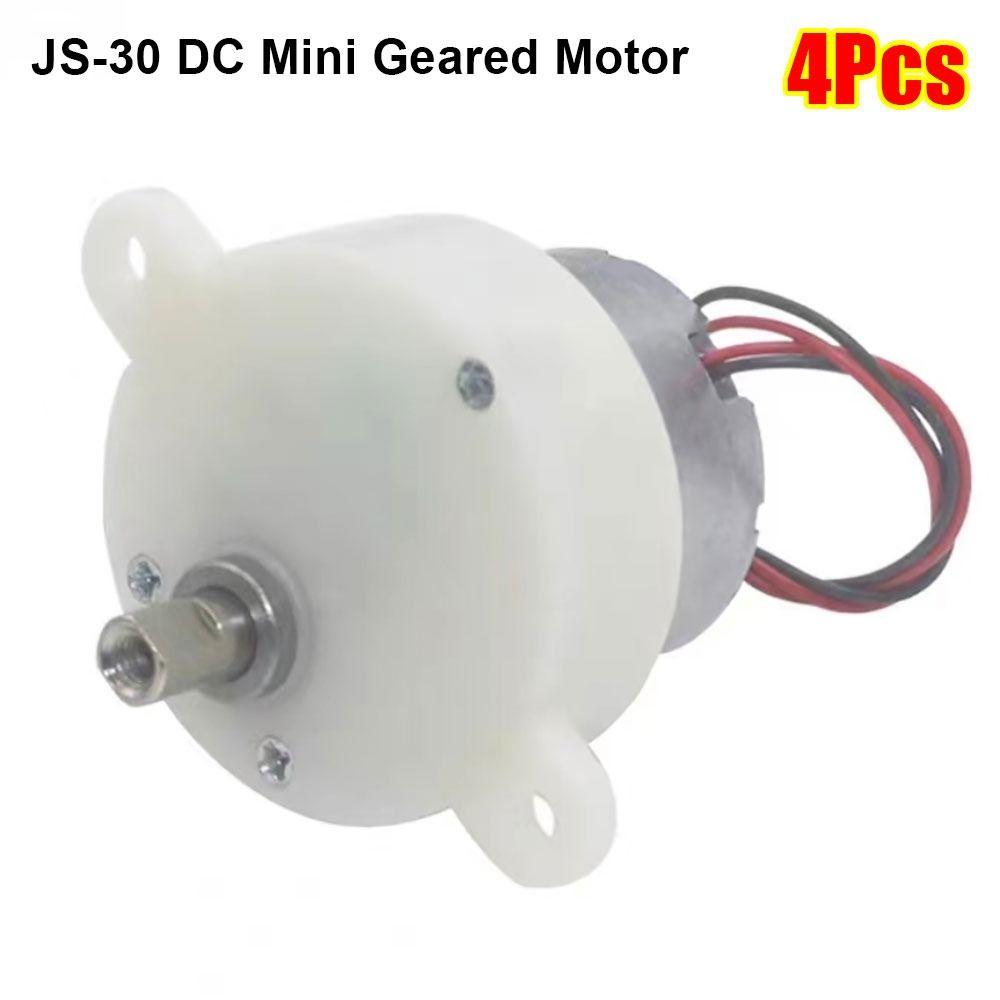 4Pcs 5-100RPM Micro Gear Motor Mini Electric Motor  for Display Stand Stage Light Turntable