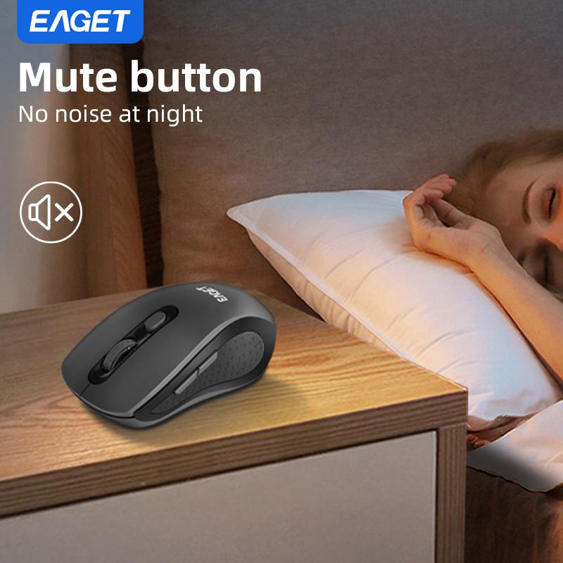 Wireless Mouse Rechargeable with 2.4G Wireless Charging Dual Mode Wireless Mouse 3 Adjustable DPI For Laptop, Android, PC