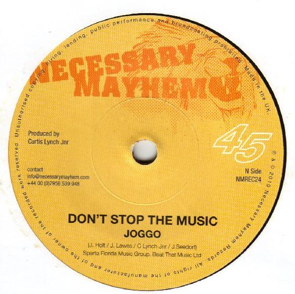 

7inch Record JOGGO MR WILLIAMZ Dont Stop The Music Babylon In H NMREC24 Necessary Mayhe 2010 UK Reggae Ska Dub Used
