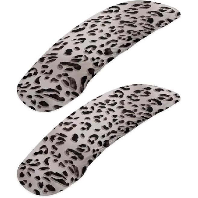 

Чехлы на подлокотники игрового кресла «Цветущая сакура», 2 шт., цветочные чехлы-накладки на подлокотники офисного кресла с резинкой, удобное эластичное полиэстеровое офисное кресло Gray - Leopard