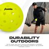 Franklin Sports X-40 Pickleball Balls, Outdoor Optic Yellow, USAPA Approved, US Open, Pack of 3 [Officially Imported from Japan]
