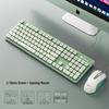 Wolf Path Silent Wireless Keyboard & Mouse Set: Wired for Smooth Typing - Ideal for Gaming & Office Use, Magnetic Switch for Men & Women.
