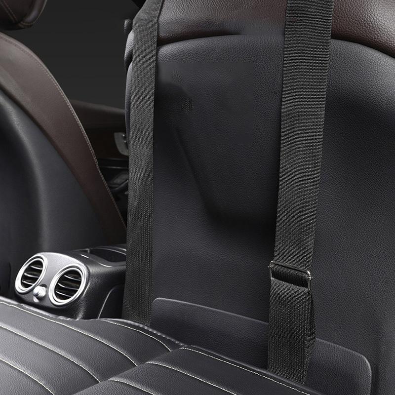 Car Travel Bed for Rear Seat Foldable Sleeping Pad for Car Traveling Wear-Resistant PU Travel Mattress for Suv Sedan