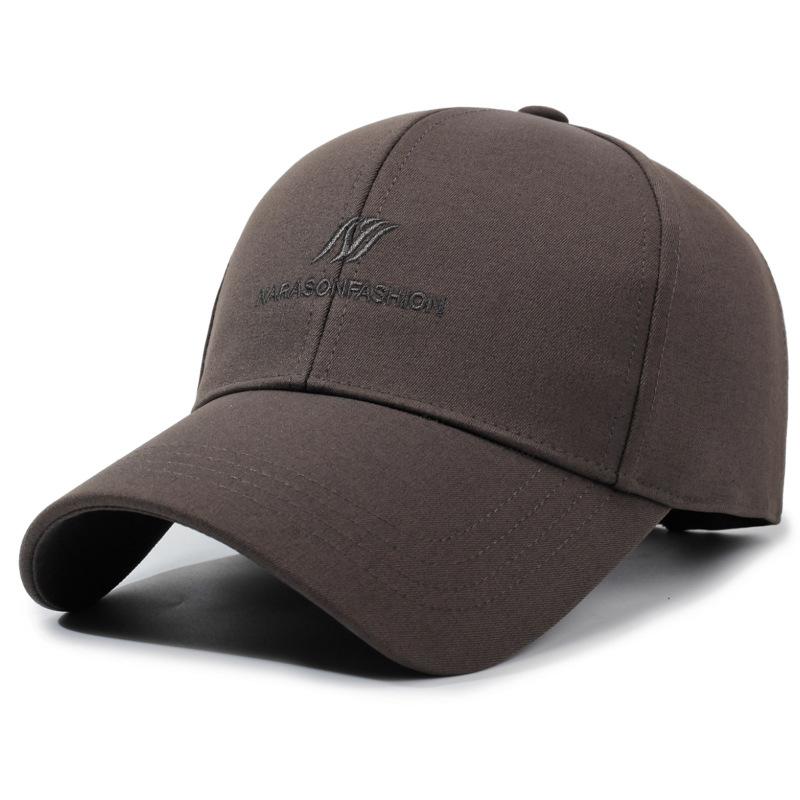 Hat Men S Tide Black Cap Versatile Middle-Aged Men S Baseball Cap Tide Leisure Outdoor Travel Sun Hat Adjustable серый
