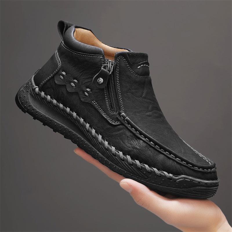 Large Size Martin Boots Men's Boots Short Boots Leather Boots Outdoor High Top Men's Shoes Casual Boots